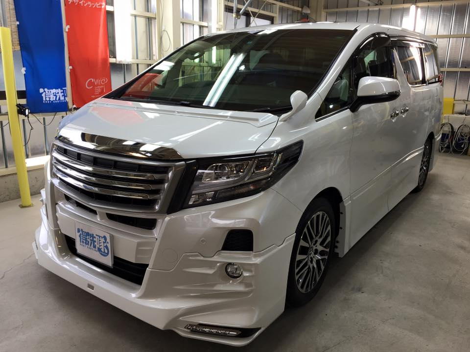 1アルファード・プレミアムコーティング・助手席側前方より