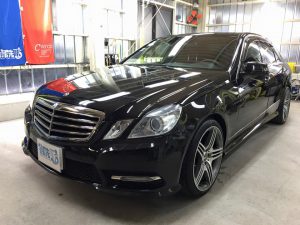 1メルセデスベンツE550・スタンダードコーティング