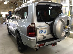 6パジェロ・クイックコーティング・後方より