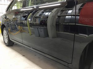 4アリオンのガラスコーティング・助手席側側面