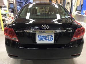 6・アリオンのガラスコーティング・後方より