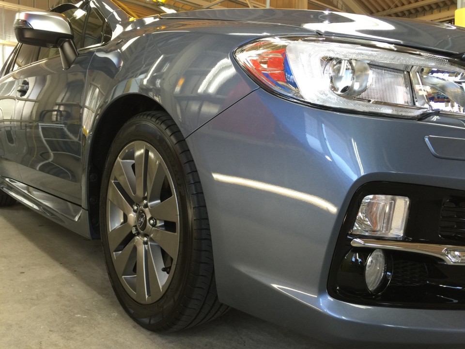 レヴォーグ・プレミアムコーティング・運転席前方より