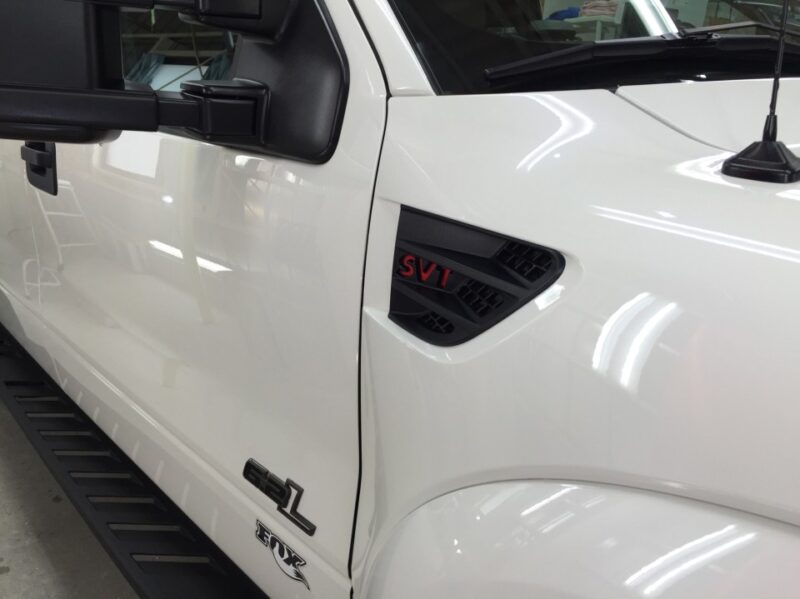 フォードF150SVTラプター・プレミアムコーティング・助手席側フェンダー付近