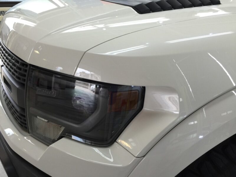 フォードF150SVTラプター・プレミアムコーティング・運転席側ヘッドライト周辺