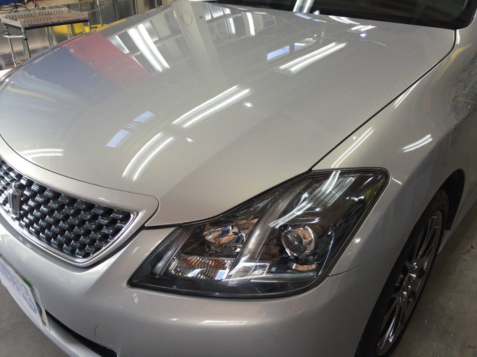 クラウン(180系)・ガラスコーティング後のボンネット