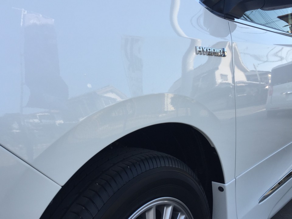 エスクァイア・コーティング・助手席側フェンダー