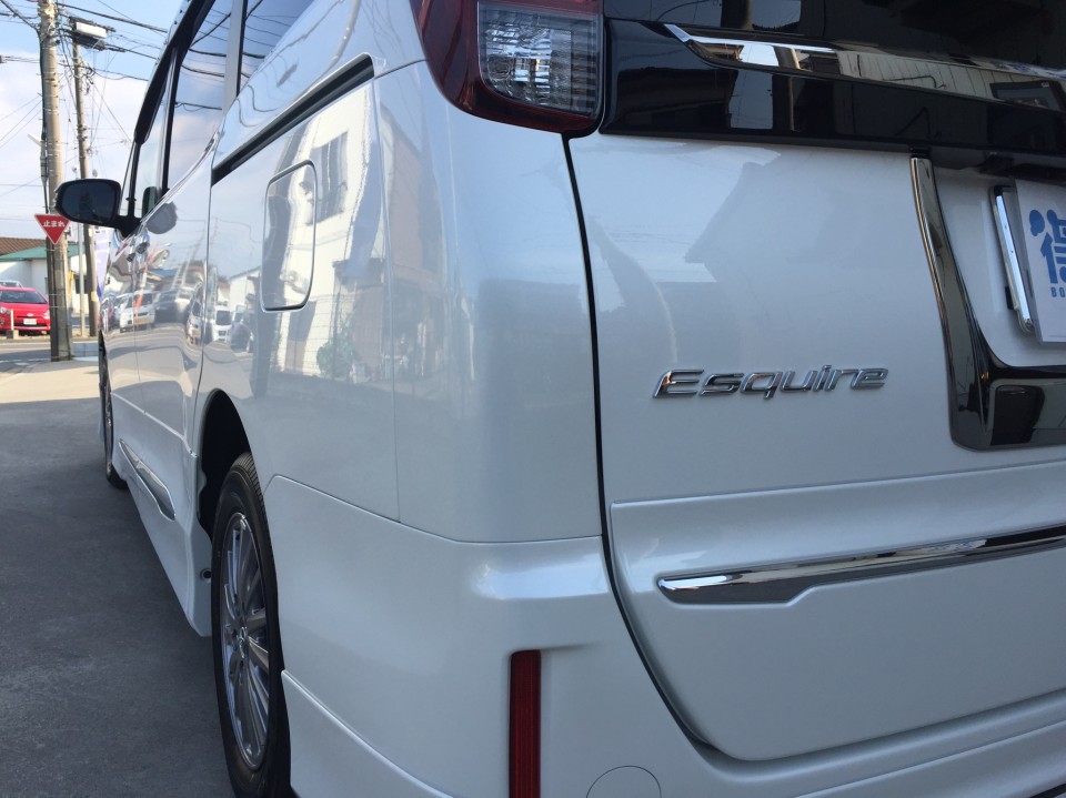 エスクァイア・コーティング・助手席側後方より