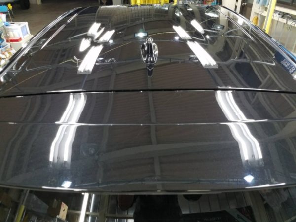 アクア・スタンダードコーティング施工後のルーフ