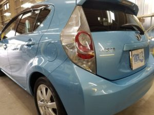 アクア・プレミアムコーティング後の左後方