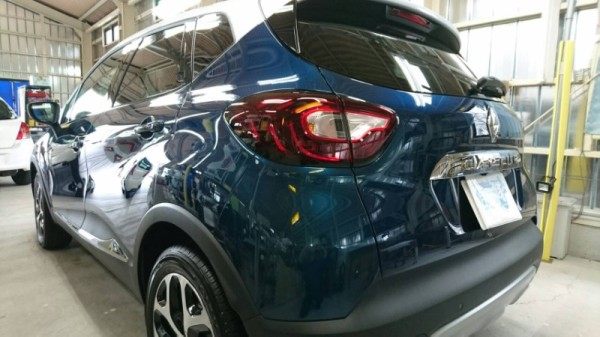 ルノー・キャプチャー・プレミアムコーティング後の左後方