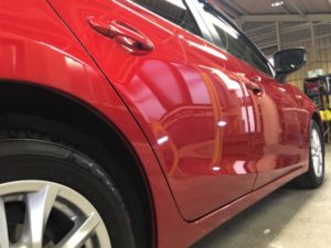 アクセラ・プレミアムコーティング後の右後方より