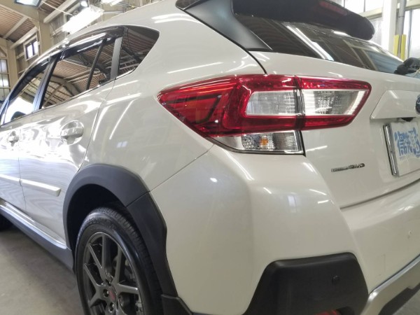 XV・プレミアムコーティング後の左テール付近