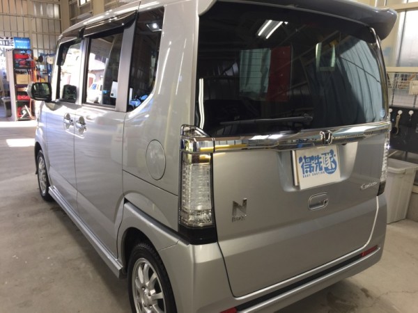 NBOX・スタンダードコーティング・助手席側後方より