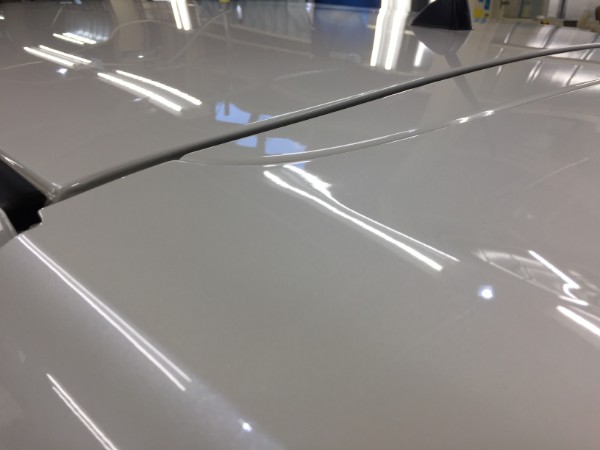 プリウスα・プレミアムコーティング後のルーフ