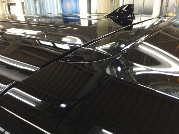 アルファード・ハイドロフィニッシュ後のルーフ