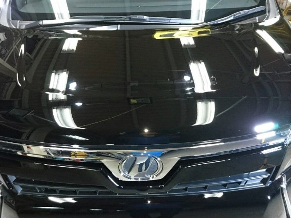 ヴォクシー・エシュロンナノフィル後のボンネット