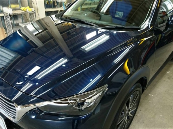 CX-3・プレミアムコーティング後のボンネット