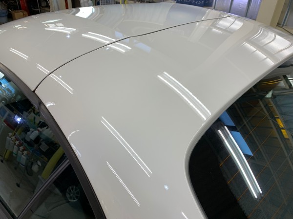 BMWZ4・スタンダードコーティング後のルーフ