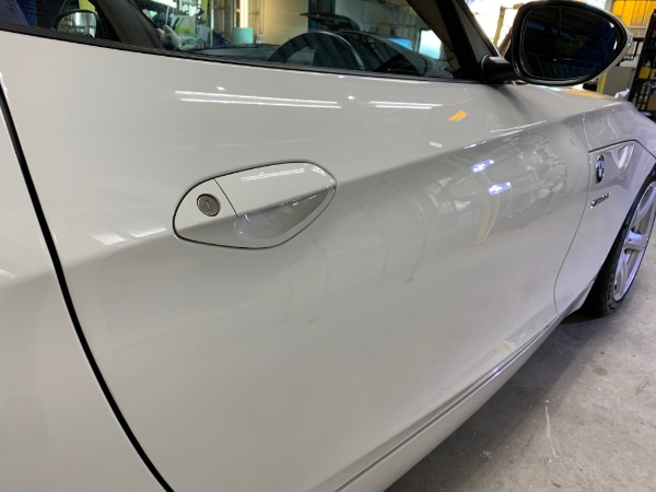 BMWZ4・スタンダードコーティング後の右ドア