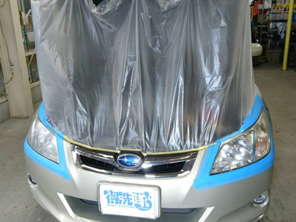 エクシーガ・ヘッドライト磨き＆コーティングBefore