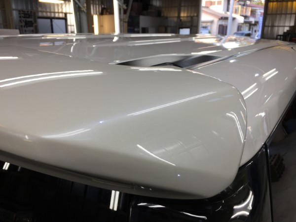 ヴォクシー・ボディコーティング後のルーフ