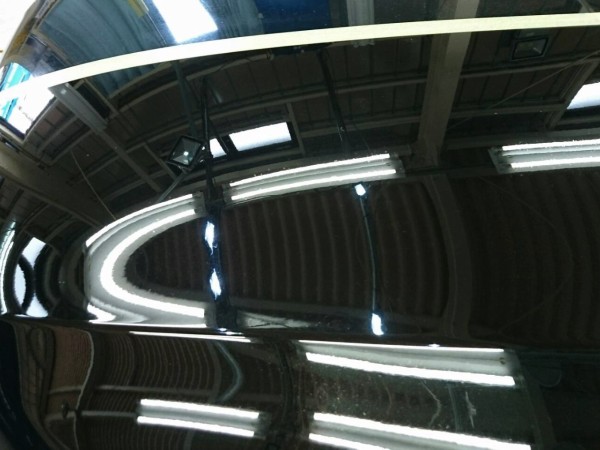 ボンネット研磨後