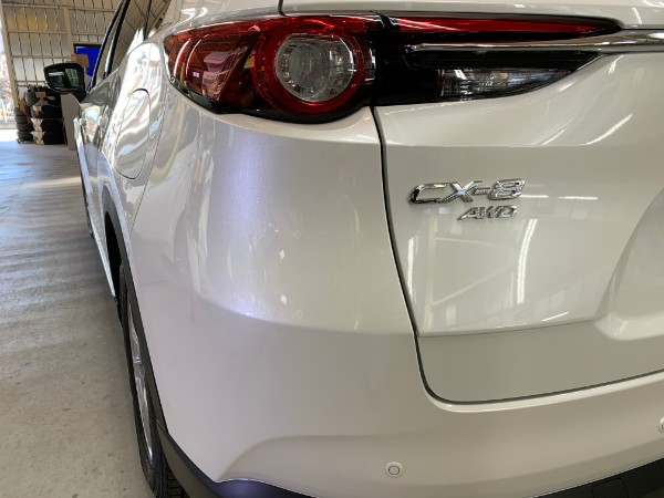 CX8・プレミアムコーティング後の左後方より