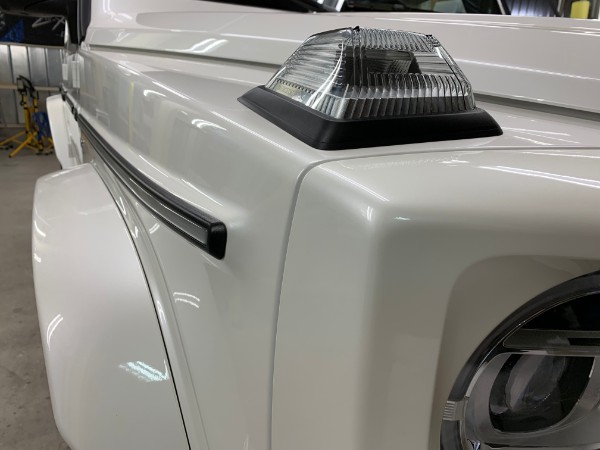 ゲレンデ・プレミアムコーティング後の右フェンダー付近