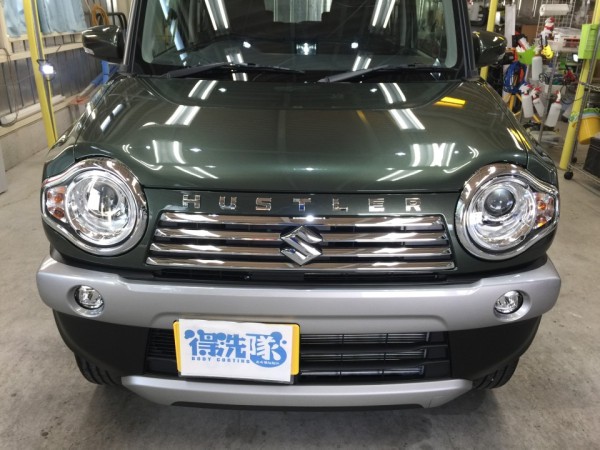 ハスラー・プレミアムコーティング施工後の正面