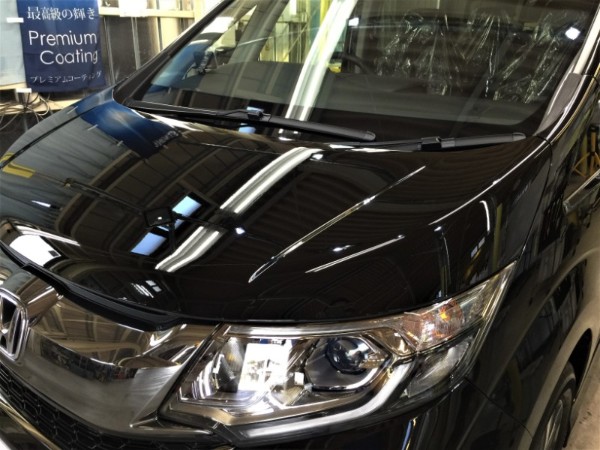 ステップワゴン・プレミアムコーティング後のボンネット