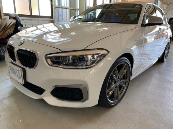 BMW ヘッドライトプロテクションフィルム施工後