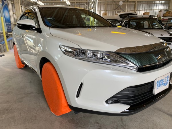 ハリアー ホイール&電装品取付