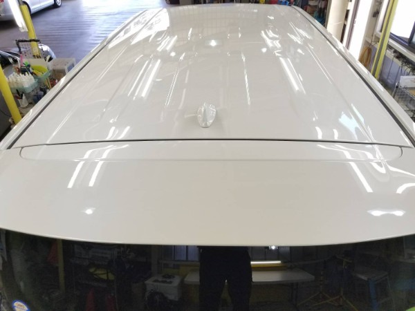 ヴェルファイア・コーティング施工後のルーフ