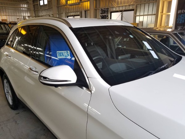 メルセデスベンツGLS・窓ガラスコーティング