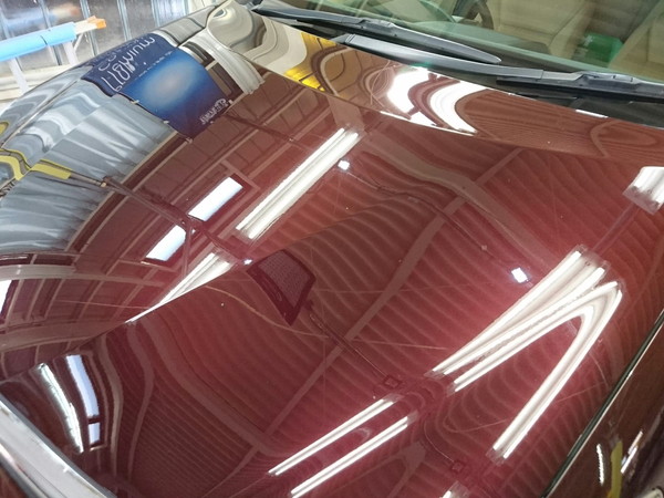 サイ・プレミアムコーティング後のボンネット