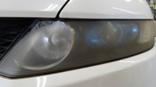 オデッセイ・ヘッドライト黄ばみ取り