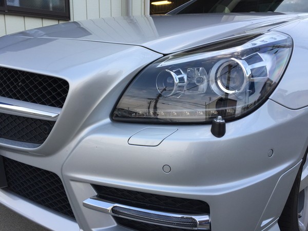 メルセデスベンツSLK・ヘッドライトプロテクションフィルム
