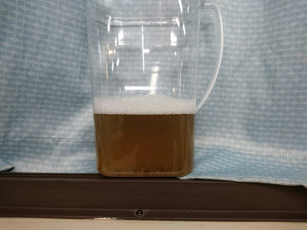 マーチボレロ・エアコン(エバポレーター)クリーニングの汚水