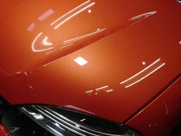 トゥインゴ・プレミアムコーティング後のボンネット