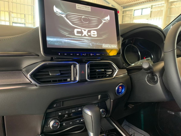 CX8・カーナビ交換・アルパインビッグX