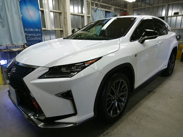 レクサスRX・プレミアムコーティング&窓ガラスコーティング