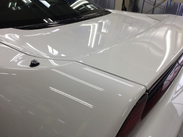 NSX・Sプレミアムコーティング(ダイヤ)・施工後のトランク付近