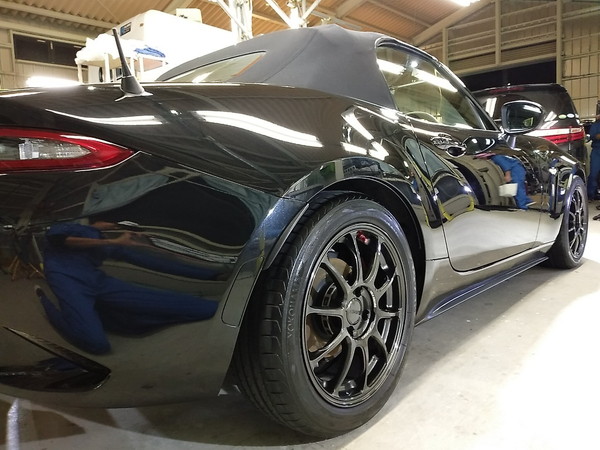 ロードスター・プレミアムコーティング後・右後方より