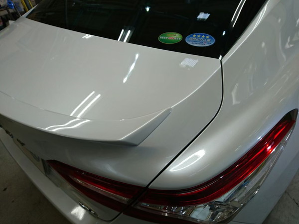 カムリ・プレミアムコーティング施工後のトランク