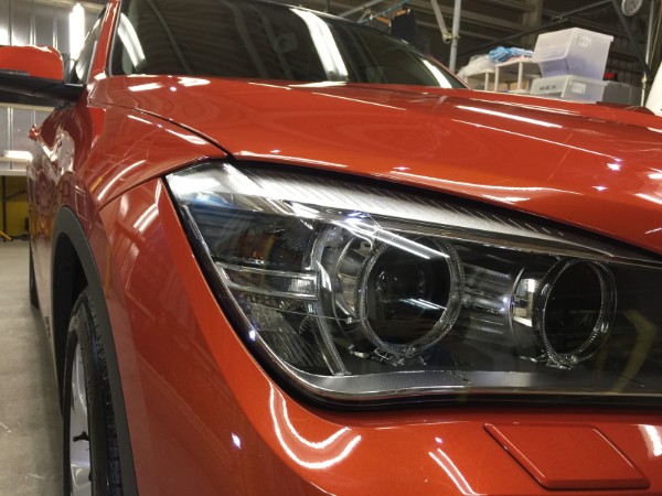 BMWX1・ヘッドライトプロテクション