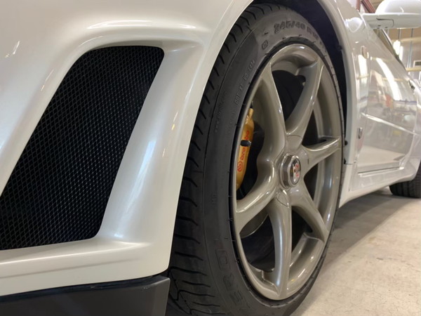 GT-R・ホイールコーティング施工後の左前ホイール