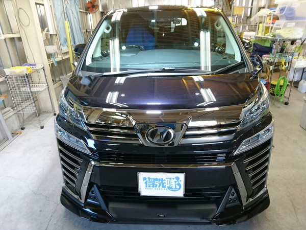 ヴェルファイア・Sプレミアムコーティング・窓ガラスコーティング