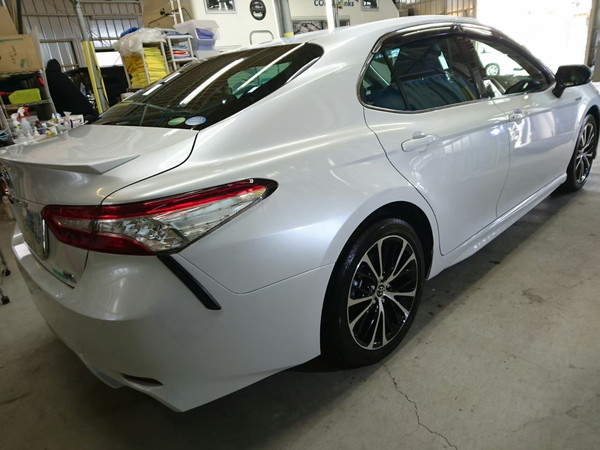 カムリ・プレミアムコーティング施工後の右側面