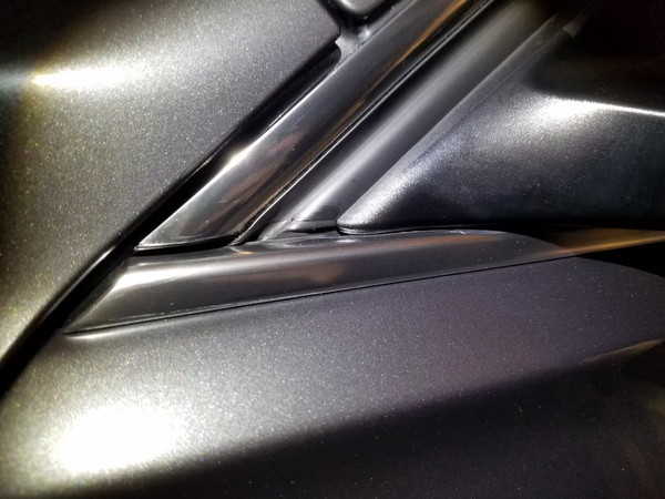 BMW3・窓枠メッキモールクリーニング&コーティング作業後1