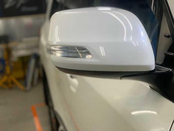 ランドクルーザー(200系)・プレミアムコーティング後のドアミラー